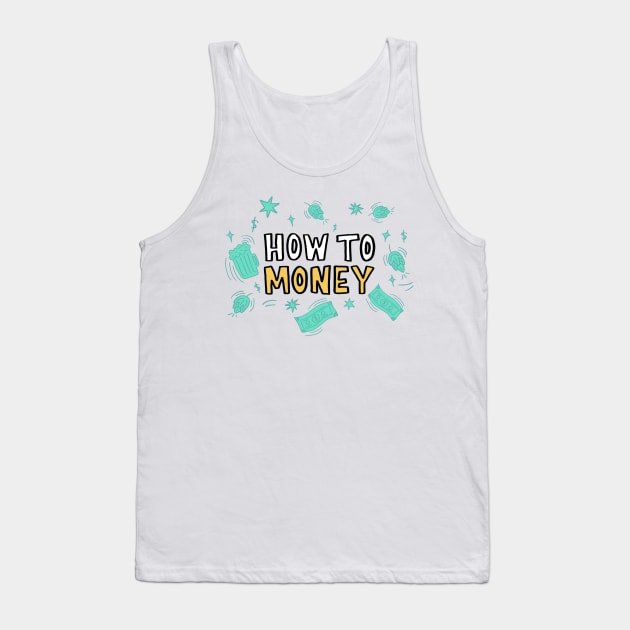 How To Money Logo Tank Top by How To Money